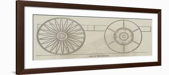Carriage for the Wellington Statue-null-Framed Giclee Print