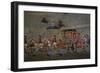 Carriage in St Peter's Square in Rome, Italy, 18th Century-null-Framed Giclee Print