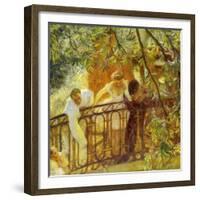 Carriage in Waiting-Gaston De Latouche-Framed Giclee Print