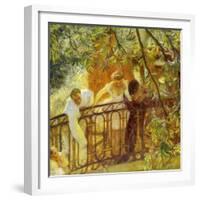 Carriage in Waiting-Gaston De Latouche-Framed Giclee Print