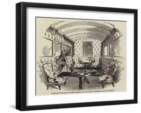 Carriage Prepared for Her Majesty by the Great Northern Railway Company-null-Framed Giclee Print