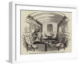 Carriage Prepared for Her Majesty by the Great Northern Railway Company-null-Framed Giclee Print