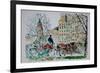 Carriage Ride, Central Park-Anthony Butera-Framed Giclee Print