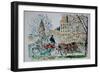 Carriage Ride, Central Park-Anthony Butera-Framed Giclee Print