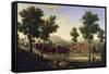Carriage Ride of Duchess of Orleans-null-Framed Stretched Canvas