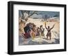 Carriage Stuck in the Snow-Derek Charles Eyles-Framed Premium Giclee Print