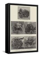 Carriages of the Future, Types of the Horseless Vehicles-null-Framed Stretched Canvas