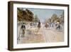 Carriages on the Champs Elysees-Georges Stein-Framed Giclee Print