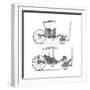 Carriages-Lucotte-Framed Giclee Print