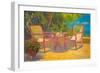 Carribean Terrace (Oil on Board)-William Ireland-Framed Giclee Print