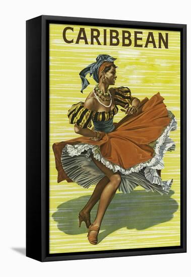 Carribean-null-Framed Stretched Canvas