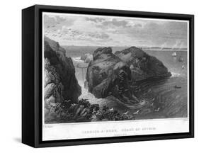 Carrick-A-Rede, Coast of Antrim, Ireland, 19th Century-null-Framed Stretched Canvas