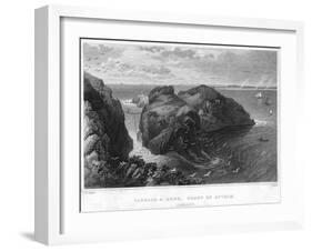 Carrick-A-Rede, Coast of Antrim, Ireland, 19th Century-null-Framed Giclee Print