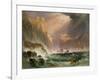 Carrick-Y-Rede, Coast of Antrim, 1839 (W/C & Bodycolour on Paper)-Henry Gastineau-Framed Giclee Print