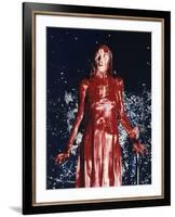 CARRIE, 1976 directed by BRIAN by PALMA Sissy Spacek (photo)-null-Framed Photo