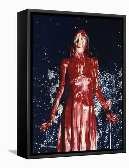 CARRIE, 1976 directed by BRIAN by PALMA Sissy Spacek (photo)-null-Framed Stretched Canvas