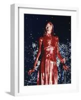 CARRIE, 1976 directed by BRIAN by PALMA Sissy Spacek (photo)-null-Framed Photo