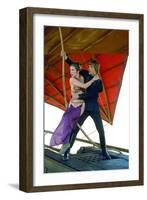CARRIE FISHER; MARK HAMILL. "STAR WARS: EPISODE VI-RETURN OF THE JEDI" [1983], directed by RICHA...-null-Framed Photographic Print
