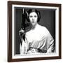 CARRIE FISHER. "Star Wars: Episode IV-A New Hope" [1977], directed by GEORGE LUCAS.-null-Framed Photographic Print