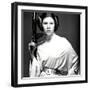 CARRIE FISHER. "Star Wars: Episode IV-A New Hope" [1977], directed by GEORGE LUCAS.-null-Framed Photographic Print