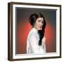 CARRIE FISHER. "Star Wars: Episode IV-A New Hope" [1977], directed by GEORGE LUCAS.-null-Framed Photographic Print