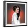 CARRIE FISHER. "Star Wars: Episode IV-A New Hope" [1977], directed by GEORGE LUCAS.-null-Framed Photographic Print