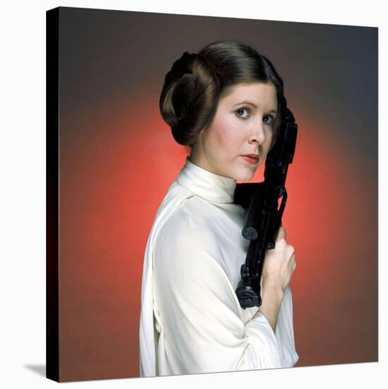 CARRIE FISHER. "Star Wars: Episode IV-A New Hope" [1977], directed by GEORGE LUCAS.-null-Stretched Canvas