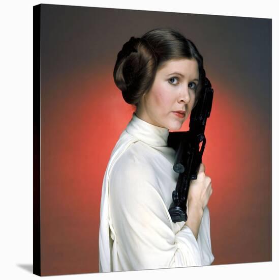 CARRIE FISHER. "Star Wars: Episode IV-A New Hope" [1977], directed by GEORGE LUCAS.-null-Stretched Canvas