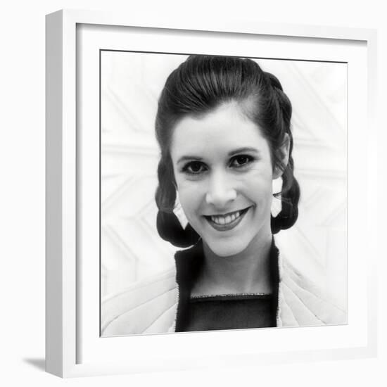 CARRIE FISHER. "STAR WARS: EPISODE V-THE EMPIRE STRIKES BACK" [1980], directed by IRVIN KERSHNER.-null-Framed Photographic Print