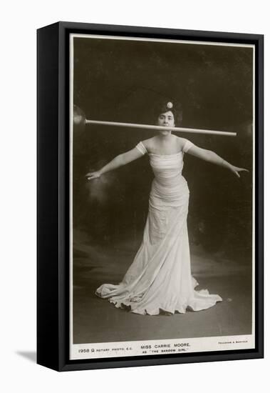 Carrie Moore, Australian Actress, C1900s-null-Framed Stretched Canvas