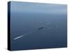 Carrier Strike Group Formation of Ships in the Bay of Bengal-Stocktrek Images-Stretched Canvas