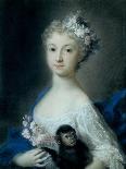 Girl Holding a Monkey-Carriera Rosalba-Giclee Print