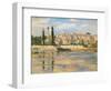 Carrires Saint Denis-Claude Monet-Framed Art Print