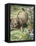 Carroll: Alice, 1865-John Tenniel-Framed Stretched Canvas