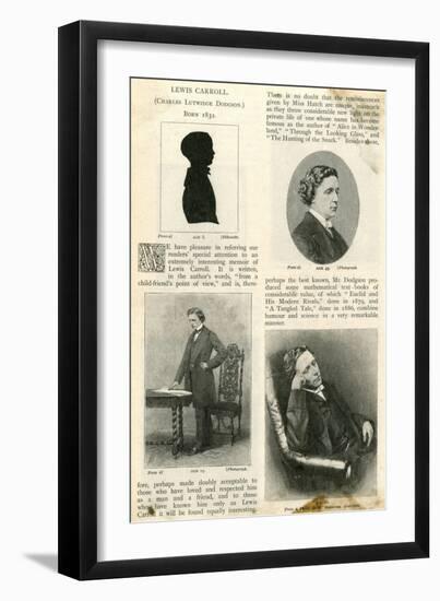 Carroll at Various Ages-null-Framed Art Print