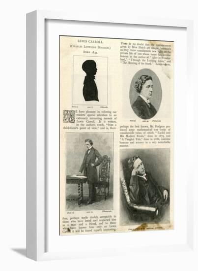 Carroll at Various Ages-null-Framed Art Print