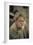 Carroll O'Connor Posing as Archie Bunker in TV Series All in the Family-Michael Rougier-Framed Photographic Print