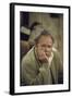 Carroll O'Connor Posing as Archie Bunker in TV Series All in the Family-Michael Rougier-Framed Photographic Print