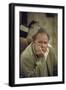 Carroll O'Connor Posing as Archie Bunker in TV Series All in the Family-Michael Rougier-Framed Photographic Print