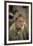 Carroll O'Connor Posing as Archie Bunker in TV Series All in the Family-Michael Rougier-Framed Photographic Print