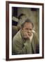 Carroll O'Connor Posing as Archie Bunker in TV Series All in the Family-Michael Rougier-Framed Photographic Print