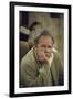 Carroll O'Connor Posing as Archie Bunker in TV Series All in the Family-Michael Rougier-Framed Photographic Print