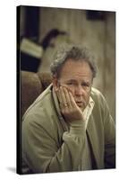 Carroll O'Connor Posing as Archie Bunker in TV Series All in the Family-Michael Rougier-Stretched Canvas