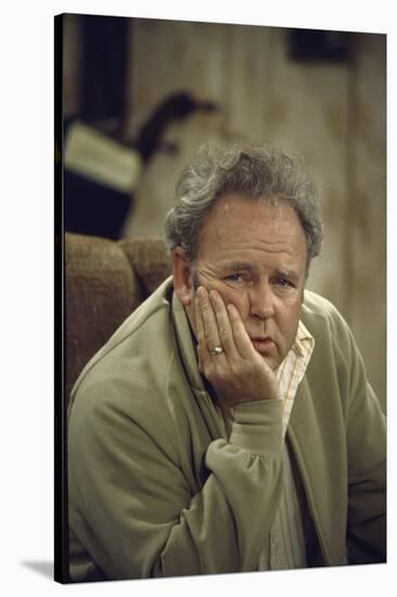 Carroll O'Connor Posing as Archie Bunker in TV Series All in the Family-Michael Rougier-Stretched Canvas