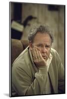 Carroll O'Connor Posing as Archie Bunker in TV Series All in the Family-Michael Rougier-Mounted Photographic Print