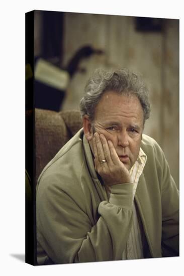 Carroll O'Connor Posing as Archie Bunker in TV Series All in the Family-Michael Rougier-Stretched Canvas