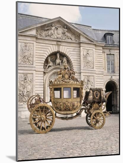 Carrosse du sacre de Charles X, "Le sacre"-null-Mounted Giclee Print