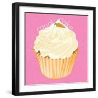 Carrot cake Cupcake, 2019,-Nancy Moniz Charalambous-Framed Giclee Print