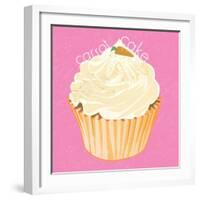 Carrot cake Cupcake, 2019,-Nancy Moniz Charalambous-Framed Giclee Print