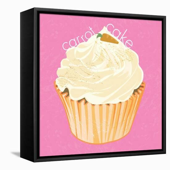 Carrot cake Cupcake, 2019,-Nancy Moniz Charalambous-Framed Stretched Canvas